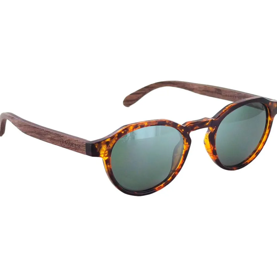 Occhiali da sole Moken Vision Green Wood Tortoise Wood Green Polarized