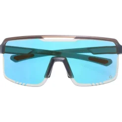 Occhiali da sole Mundaka Optic Hiru Matte Crystal Grey Smoke Cx Full Blue Revo