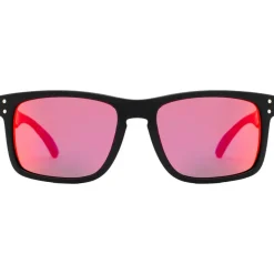 Occhiali da sole Mundaka Optic Pozz' Black Smoke Cx Polarized Red Revo