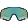 Occhiali da sole Mundaka Optic Izpegi Black Green Cx Full Green Revo