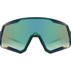 Occhiali da sole Mundaka Optic Izpegi Black Green Cx Full Green Revo