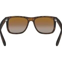 Occhiali da sole Ray Ban RB4165 Justin Classic Matte Havana Brown Grey Polar