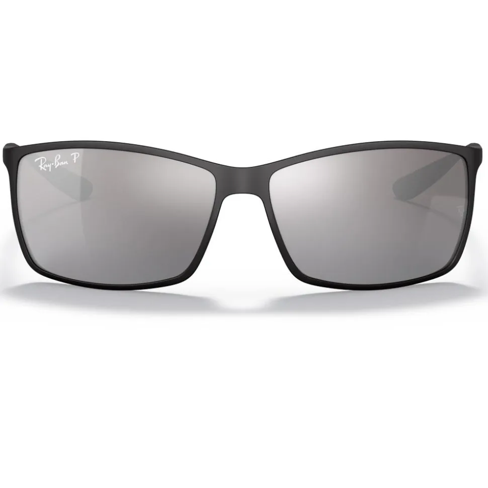 Occhiali da sole Ray Ban RB4179 Liteforce Tech Matte Black Silver Gradient Mirror Polar