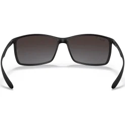 Occhiali da sole Ray Ban RB4179 Liteforce Tech Matte Black Silver Gradient Mirror Polar