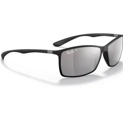 Occhiali da sole Ray Ban RB4179 Liteforce Tech Matte Black Silver Gradient Mirror Polar