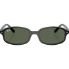Occhiali da sole Ray Ban RB9132S Kids Polished Black Dark Green