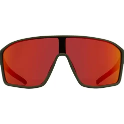 Occhiali da sole Red Bull Spect Daft Olive Gradient Black Brown Red Orange Mirror