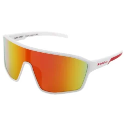 Occhiali da sole Red Bull Spect Daft Shiny White Brown Red Brown Red Orange Mirror