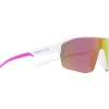 Occhiali da sole Red Bull Spect Dundee Shiny White Purple Brown Pink Mirror