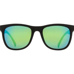 Occhiali da sole Red Bull Spect Lake Black Smoke With Green Mirror