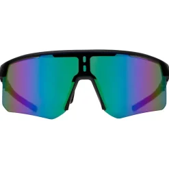 Occhiali da sole Red Bull Spect Riddle Matt Black Smoke Purple Green Mirror