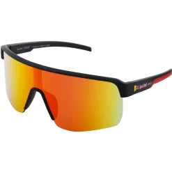 Occhiali da sole Red Bull Spect Dakota Black Red Brown Red Orange Mirror