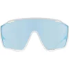 Occhiali da sole Red Bull Spect Kraft Matt White Blue Smoke Blue Mirror