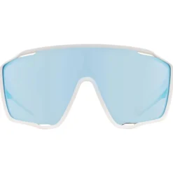 Occhiali da sole Red Bull Spect Kraft Matt White Blue Smoke Blue Mirror