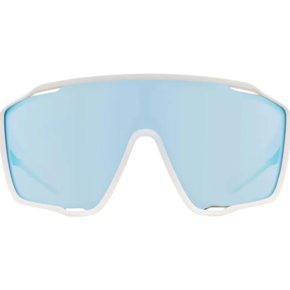 Occhiali da sole Red Bull Spect Kraft Matt White Blue Smoke Blue Mirror