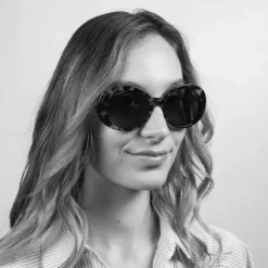 Occhiali da sole Serengeti Bacall Shiny Black Transparent Layer Polarized 555nm