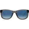 Occhiali da sole Serengeti Danny Shiny Translucent Grey Mineral Polarized Blue Gradient