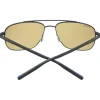 Occhiali da sole Serengeti Tellaro Matte Black Blue Mineral Polarized 555nm Blue