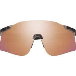 Occhiali da sole Smith Defy Matte Salt Haze Chromapop Rose Gold Mirror + Clear