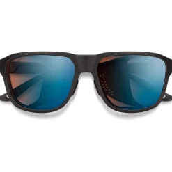 Occhiali da sole Smith Embark Matte Black Chromapop Glacier Photochromic Copper Blue Mirror
