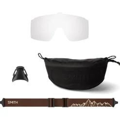 Occhiali da sole Smith Pursuit Matte Bone Chromapop Glacier Photochromic Copper To Gray Gold Mirror