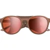Occhiali da sole Smith Venture Matte Gold Dust Chromapop Glacier Photochromic Rose Gold Mirror