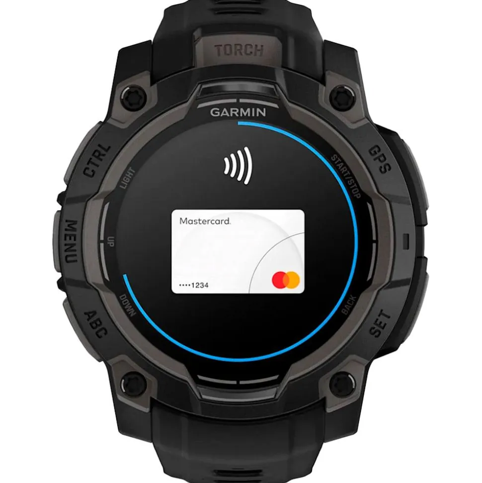 Orologi GPS Garmin Instinct 3 Amoled Noir Avec Bracelet Noir