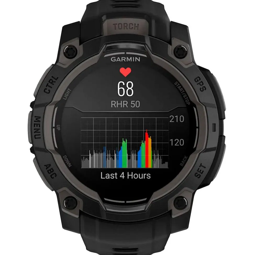 Orologi GPS Garmin Instinct 3 Amoled Noir Avec Bracelet Noir