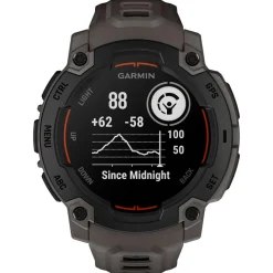 Orologi GPS Garmin Instinct E Noire Avec Bracelet Gris Charbon