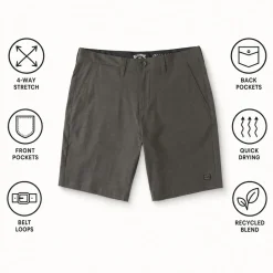 Pantaloncini Billabong Crossfire Mid Asphalt