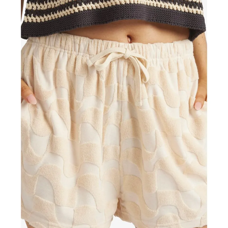 Pantaloncini Billabong Laura Waves Knit Antique White