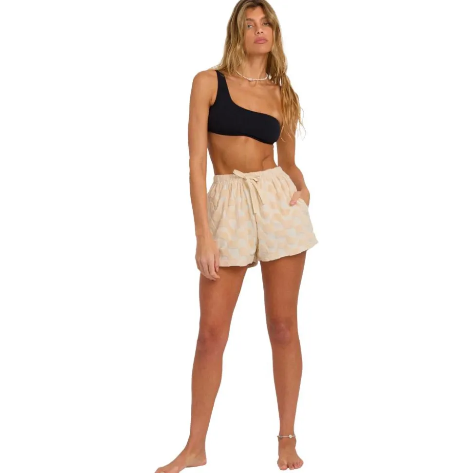 Pantaloncini Billabong Laura Waves Knit Antique White
