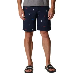 Pantaloncini Columbia M's Washed Out Printed Short Collegiate Navy Camp