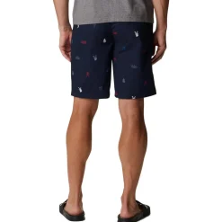 Pantaloncini Columbia M's Washed Out Printed Short Collegiate Navy Camp