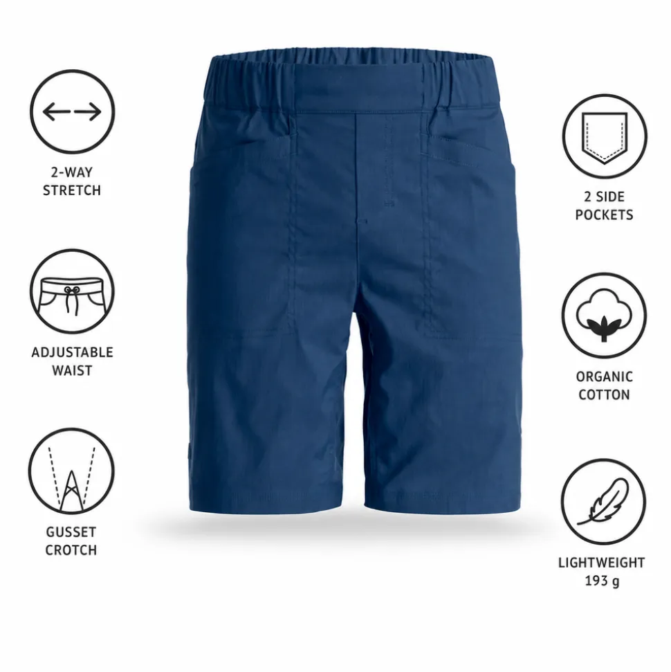 Pantaloncini da arrampicata Ortovox Affinity Shorts Blue Nunatak