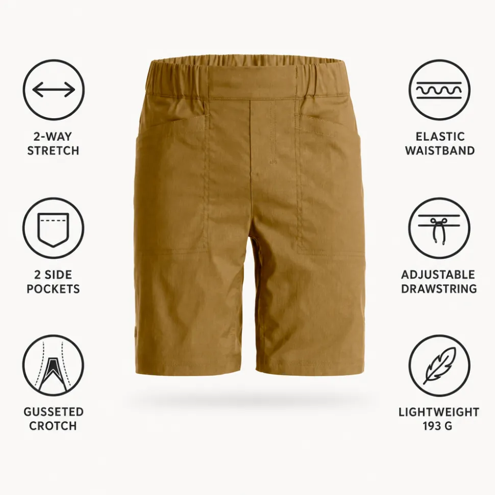 Pantaloncini da arrampicata Ortovox Affinity Shorts Wild Cumin