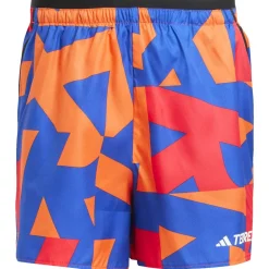 Pantaloncini da trail adidas Mt Light Short Aop Selubl Purrub Seimor Warc