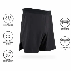 Pantaloncini da trail Bv Sport Boston Noir