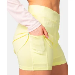 Pantaloncini da trail Kari Traa Mija Training Shorts Mellow Yellow
