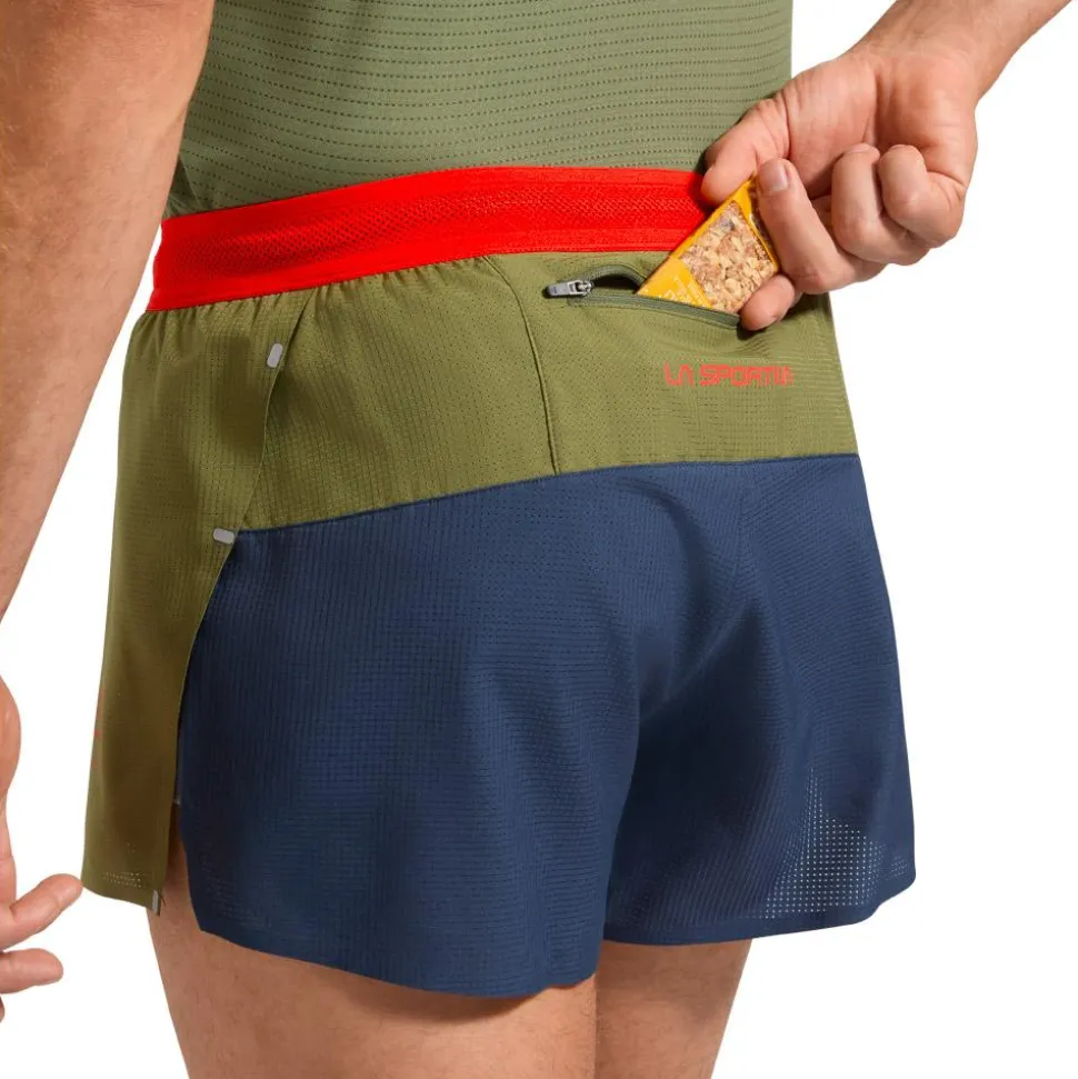 Pantaloncini da trail La Sportiva Pure 3 Short Cypress Night Sky