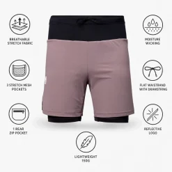 Pantaloncini da trail Millet Intense 2In1 Short M Pepper