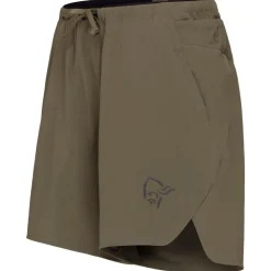 Pantaloncini da trail Norrona senja flex1 8" Shorts W's Olive Night