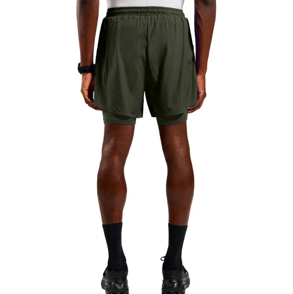 Pantaloncini da trail Odlo Zeroweight 5 Inch Deep Depths