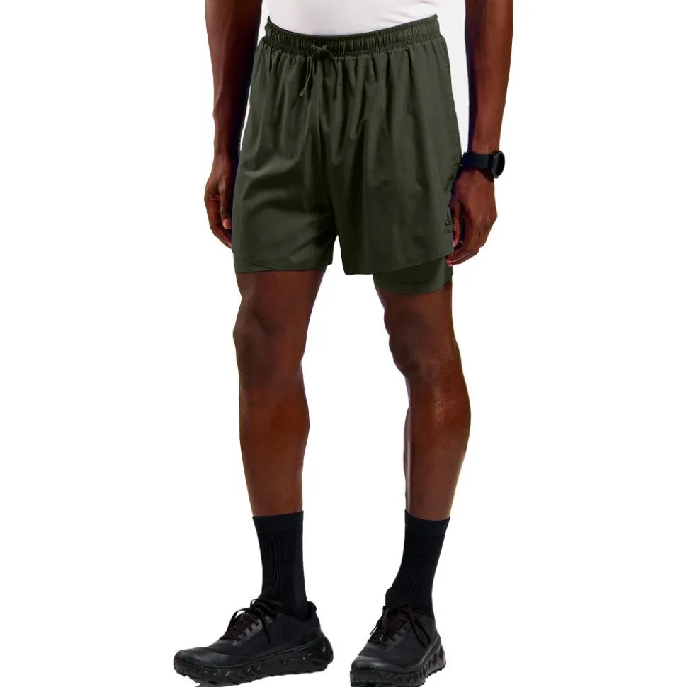 Pantaloncini da trail Odlo Zeroweight 5 Inch Deep Depths