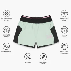 Pantaloncini da trail Picture Woodah W Stretch Shorts Cloudy Blue