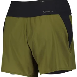Pantaloncini da trail Scott Endurance Tech Hybrid Short W Fir Green Black