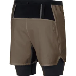 Pantaloncini da trail Scott Hybrid Endurance Tech Wood Grey Black