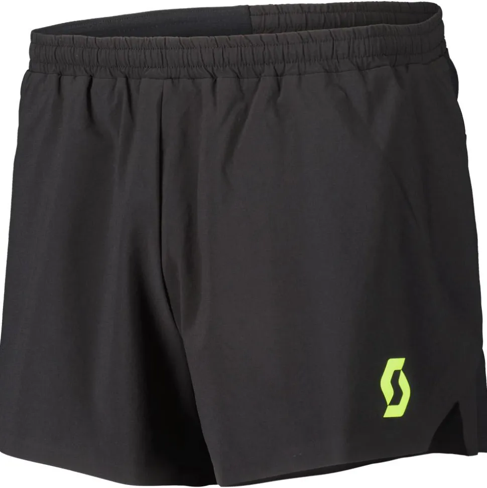 Pantaloncini da trail Scott Rc Run Split Short Black Yellow