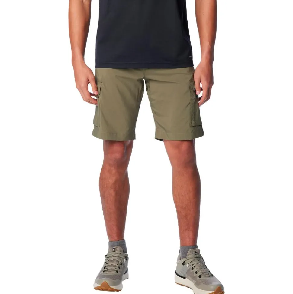 Pantaloncini da trekking Columbia Silver Ridge Utility Cargo Short Stone Green