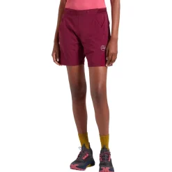 Pantaloncini da trekking La Sportiva Trail Guard Shorts W Redwood Chalk
